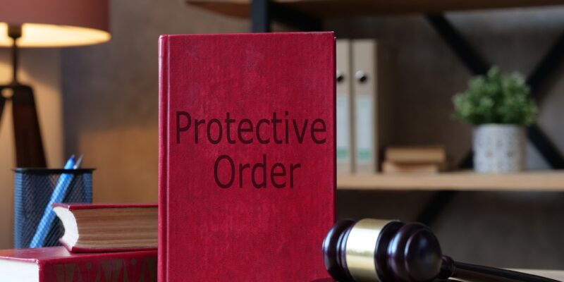 Protective,Order,Is,Shown,On,A,Photo,Using,The,Text