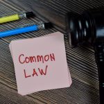 Concept,Of,Common,Law,Write,On,Sticky,Notes,Isolated,On